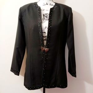 Sweet Life Butterfly Clasp Classy Work Blazer 12